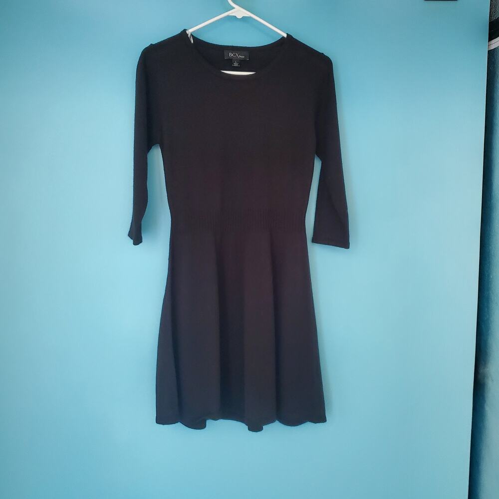 BCX Dress Size Large Long Sleeve A-Line Knee Length